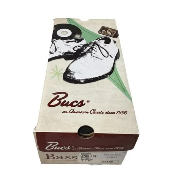 Vintage G.H. Brass "Bucs" Suede Oxford Shoes with Original Box Lace Up - Picture 6 of 9